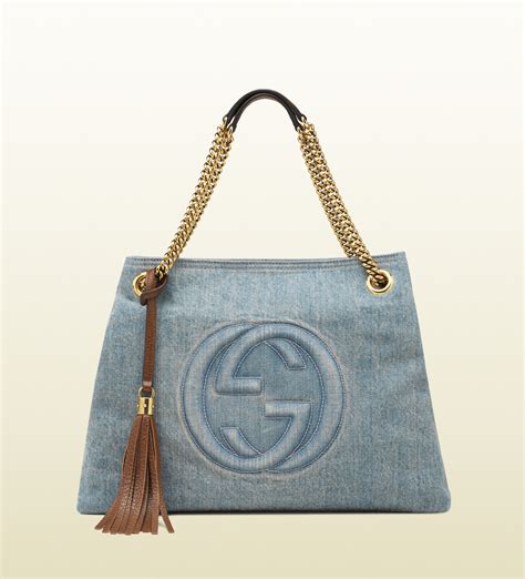 gucci baggy jeans|gucci soho denim bag.